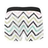 zigzag  chevron paint pattern Men's All Over Print Boxer Briefs Men's Underwear