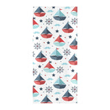 Cute color paper sailboat pattern Beach Towel