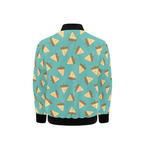 Sandwich Pattern Print Design 03 Kids' Boys' Girls' Bomber Jacket