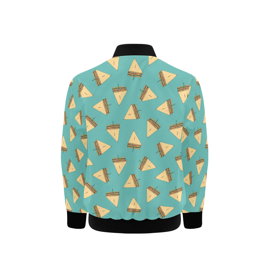 Sandwich Pattern Print Design 03 Kids' Boys' Girls' Bomber Jacket