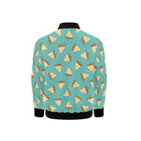 Sandwich Pattern Print Design 03 Kids' Boys' Girls' Bomber Jacket