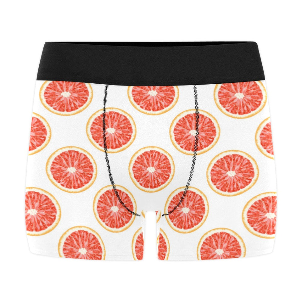 Grapefruit pattern Men's All Over Print Boxer Briefs Men's Underwear
