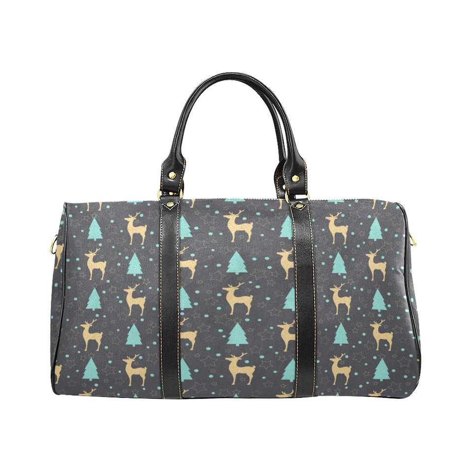 Deers star tree pattern Travel Bag
