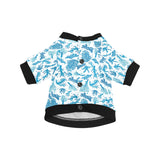 Coral Reef Pattern Print Design 01 All Over Print Pet Dog Round Neck Fuzzy Shirt