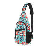 British Pattern Print Design 04 All Over Print Chest Bag