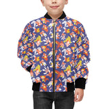 Goldfish Pattern Print Design 04 Kids' Boys' Girls' Bomber Jacket