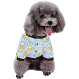 Beer pattern All Over Print Pet Dog Round Neck Fuzzy Shirt