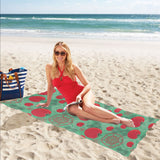 Tomato design pattern Beach Towel