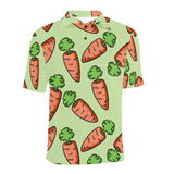 Carrot Pattern Print Design 05 Men's All Over Print Polo Shirt