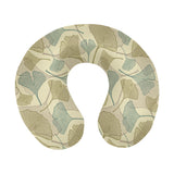 Ginkgo leaves design pattern U-Shaped Travel Neck Pillow