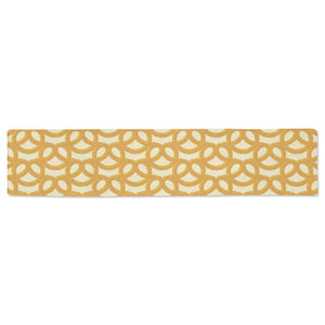 Pretzels Pattern Print Design 01 Table Runner