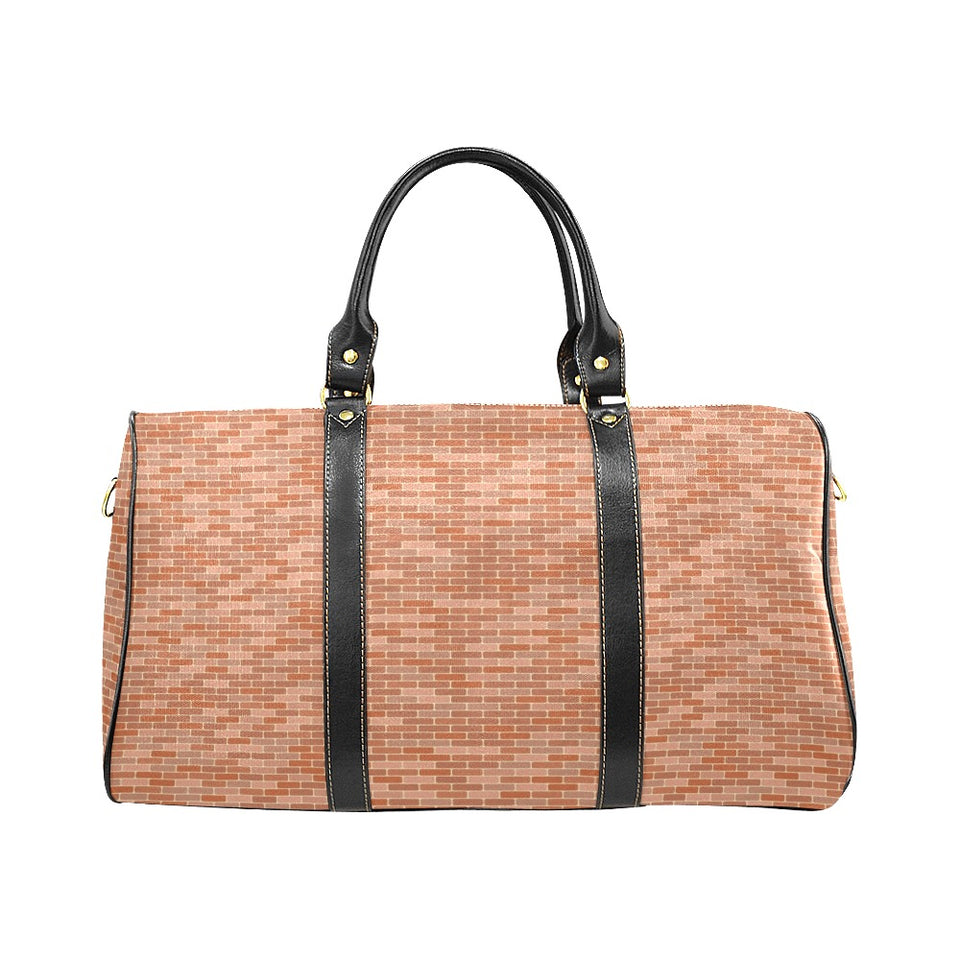 Brick Printed Pattern Print Design 02 Travel Bag