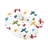 Airplane star cloud colorful U-Shaped Travel Neck Pillow
