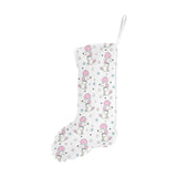Cute poodle dog star pattern Christmas Stocking
