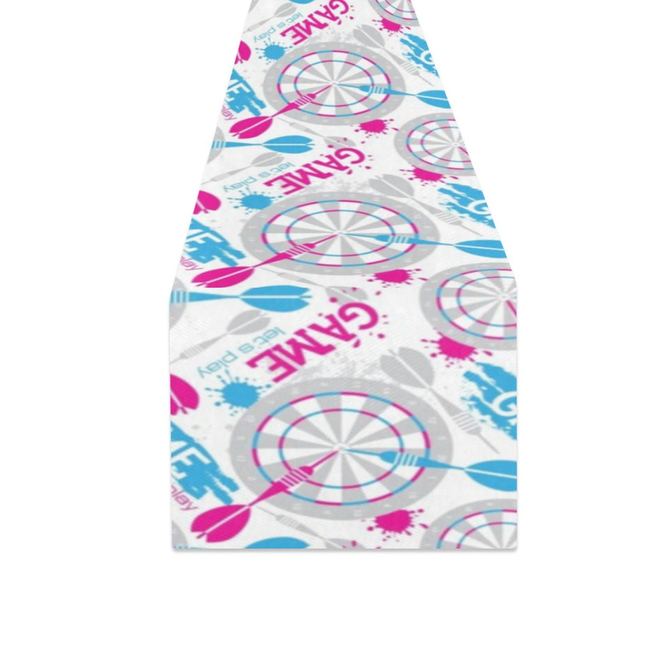Darts Pattern Print Design 01 Table Runner