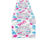Darts Pattern Print Design 01 Table Runner