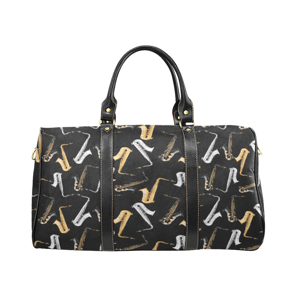 saxophone design pattern Travel Bag