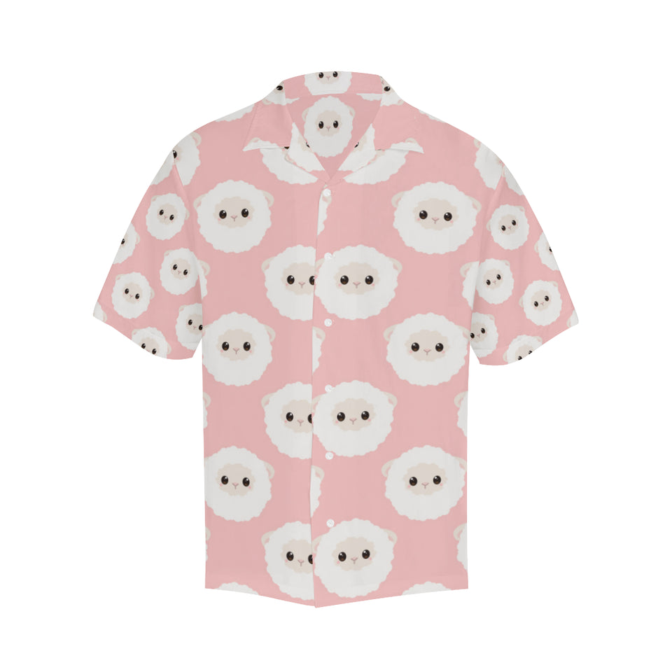 Cute sheep pattern Men's All Over Print Hawaiian Shirt