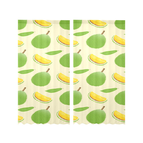 Durian pattern Gauze Curtain