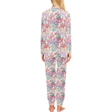 Coral Reef Pattern Print Design 03 Women's All Over Print Pajama Set
