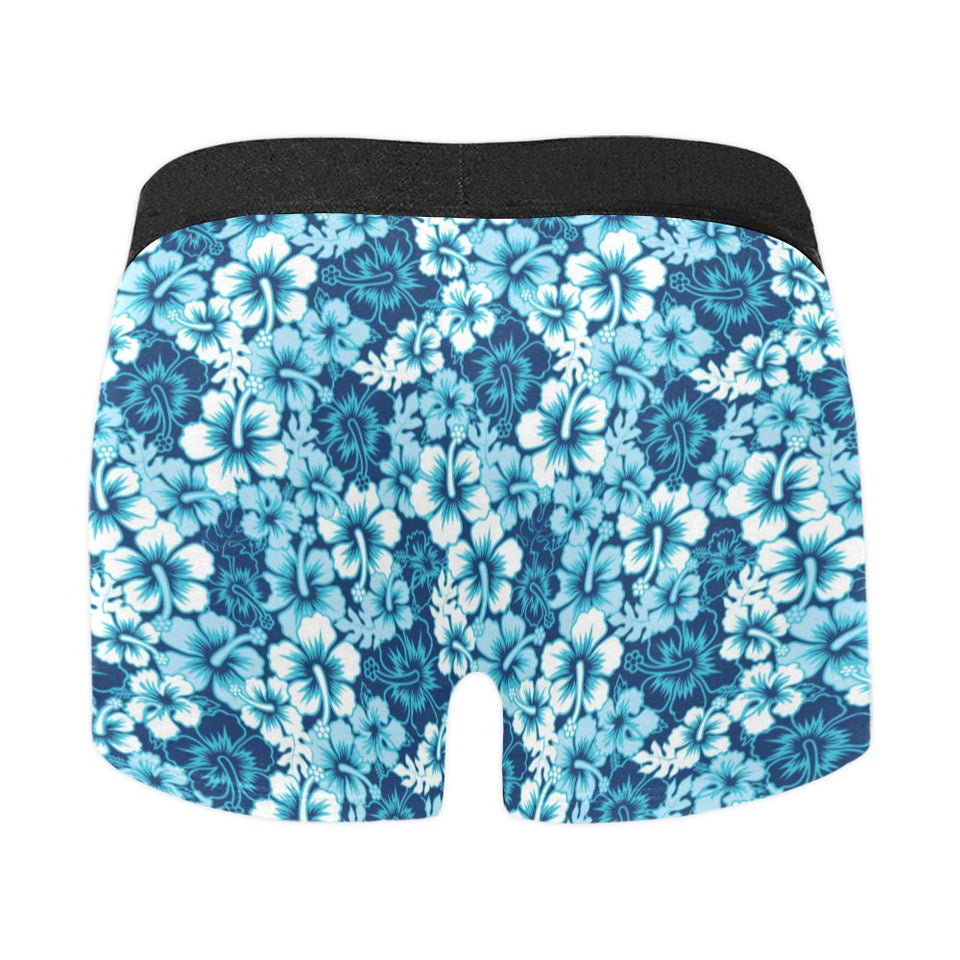 Hibiscus Pattern Print Design 03 Men's All Over Print Boxer Briefs Men's Underwear