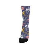 Koi Fish Carp Fish pattern Crew Socks