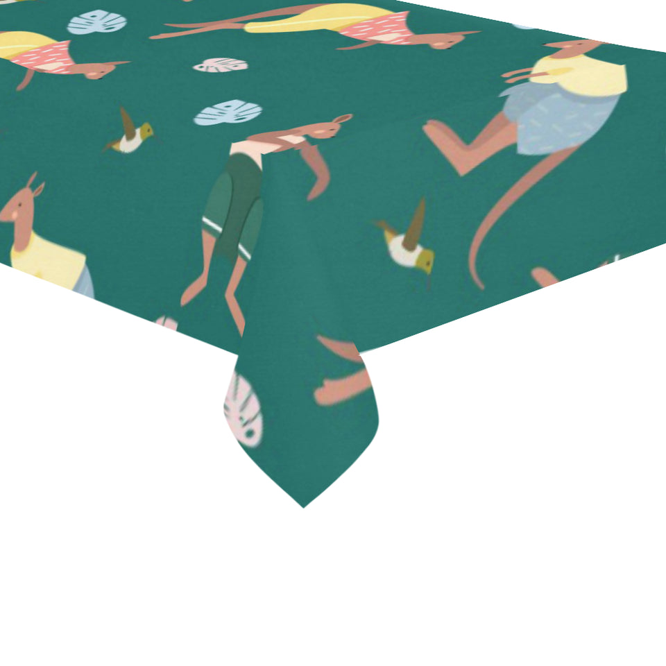 Kangaroo leaves pattern Tablecloth