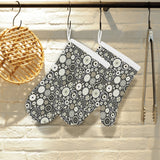 Gear Pattern Print Design 02 Heat Resistant Oven Mitts