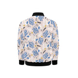 Cute peacock pattern Kids' Boys' Girls' Bomber Jacket