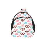 Pretzels Pattern Print Design 04 All Over Print Chest Bag
