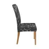 Chemistry Symbols Formulas Dining Chair Cover