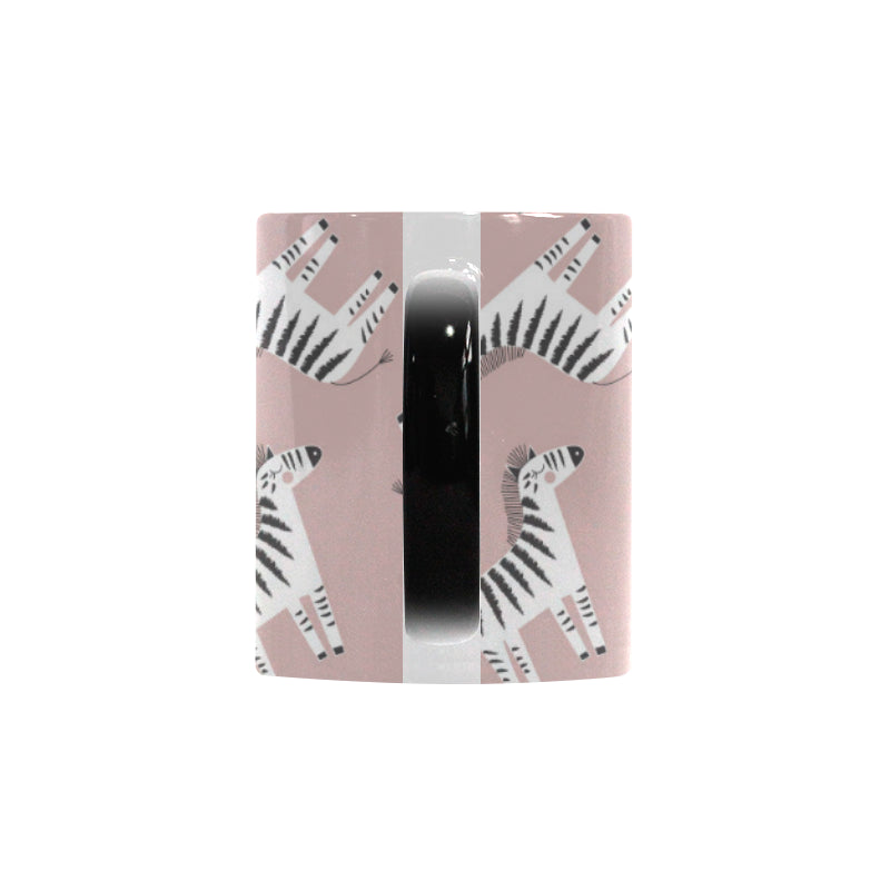 Cute zebra pattern Morphing Mug Heat Changing Mug