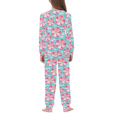 3D sakura cherry blossom pattern Kids' Boys' Girls' All Over Print Pajama Set