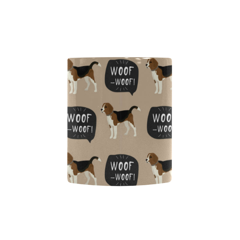 Beagle pattern Morphing Mug Heat Changing Mug