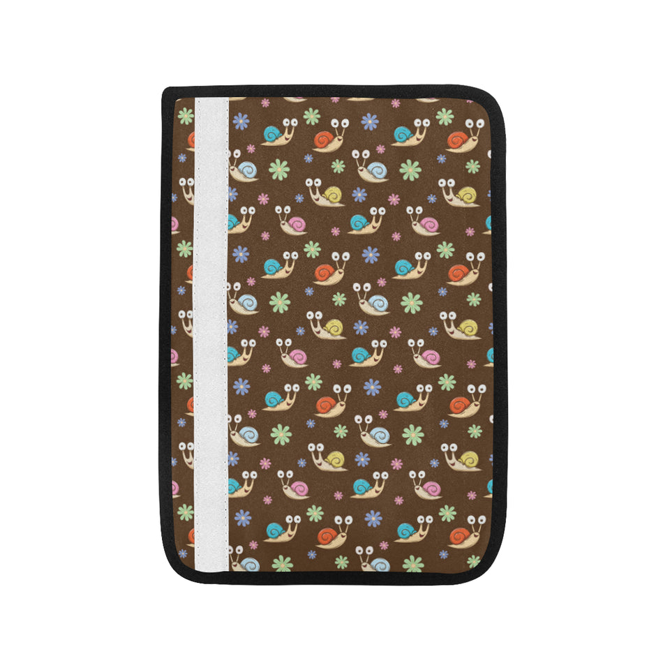 Snail Pattern Print Design 03 Car Seat Belt Cover
