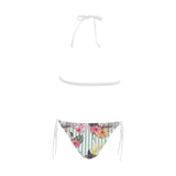 Colorful orchid flower pattern Sexy Bikinis Two-Piece Swimsuits