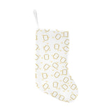 Bread Toast Pattern Print Design 01 Christmas Stocking