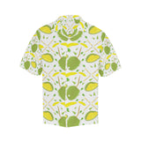 Durian pattern background Men's All Over Print Hawaiian Shirt
