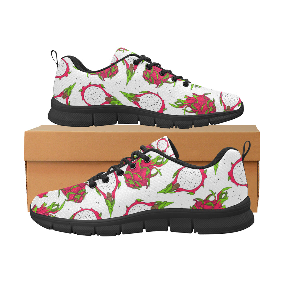 dragon fruits white background Men's Sneaker Shoes