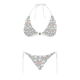 Cute rainbow clound star pattern Sexy Bikinis Two-Piece Swimsuits