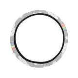 Cute rainbow clound star pattern Car Steering Wheel Cover