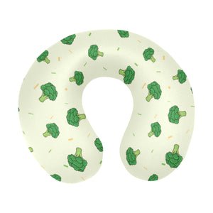 Broccoli pattern U-Shaped Travel Neck Pillow