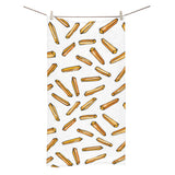 French fries potato pattern Bath Towel