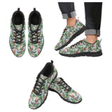 Hummingbird Pattern Print Design 05 Men's Breathable Sneakers ( Model 055)