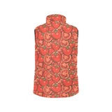 Red Tomato Pattern Women's Padded Vest