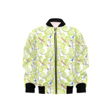 Tennis Pattern Print Design 01 Kids' Boys' Girls' Bomber Jacket