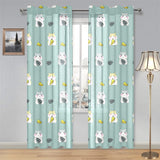 Cute hamster cheese pattern Gauze Curtain