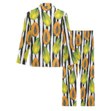papaya design pattern Men's Long Pajama Set