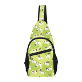 Jack Russel Pattern Print Design 01 All Over Print Chest Bag