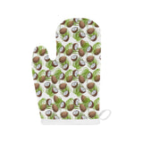 Coconut Pattern Print Design 04 Heat Resistant Oven Mitts